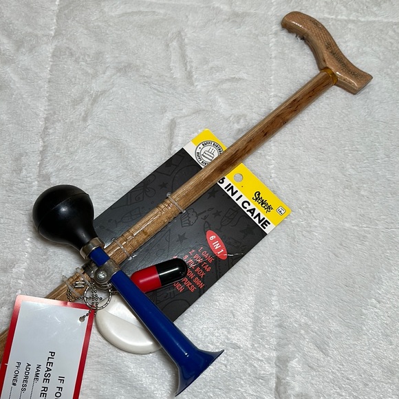 Spencer's Other Spencers Gag Gift Walking Cane Over The Hill Aging Cane Birthday Gift New